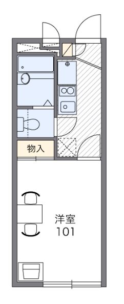 アルビレオ 101号室 間取り