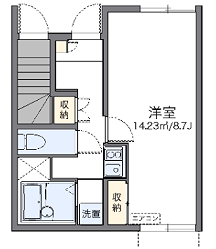 本郷台 101号室 間取り