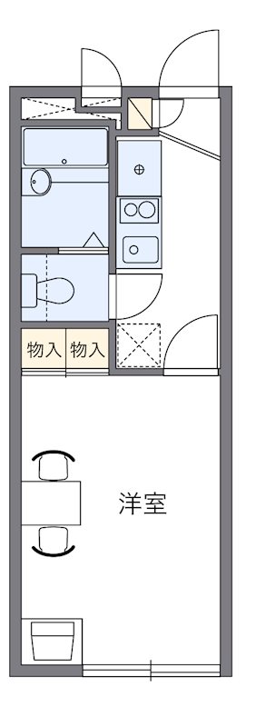 楓 109号室 間取り