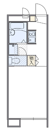 グランドゥールA 202号室 間取り