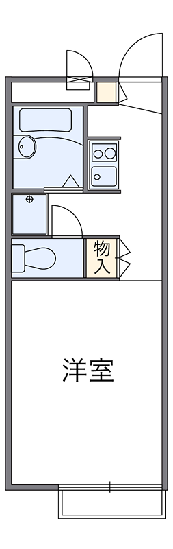 Ｙ・Ｈ 203号室 間取り