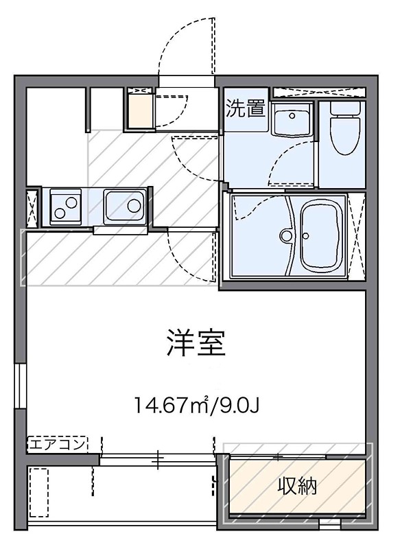 カーサ　フローラ 間取り図