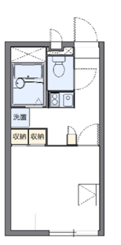 オアシス 201号室 間取り