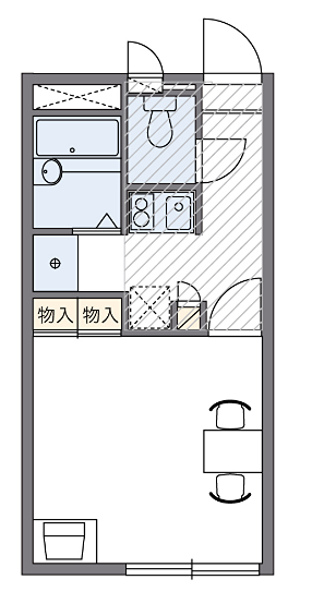 202号室 間取り