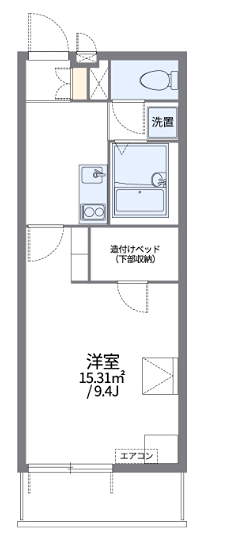 アゼリアパーク 103号室 間取り