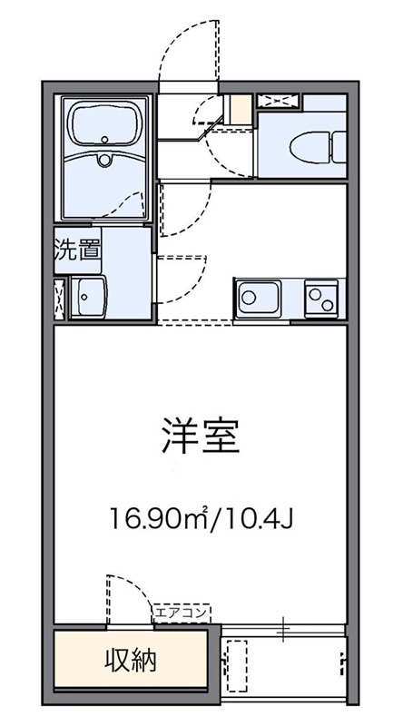 ｉ参番館 105号室 間取り