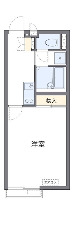 ゆめろん 104号室 間取り