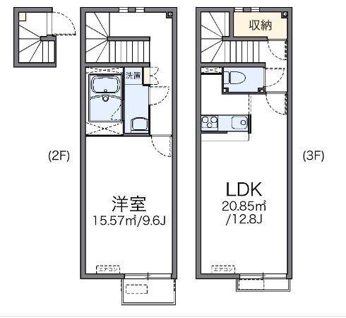 Ｃｏｍｏ池袋３ 202号室 間取り