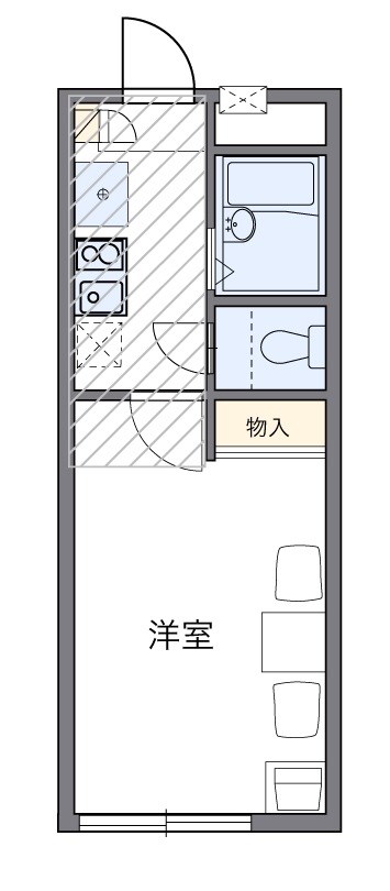 108号室 間取り