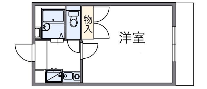 ガーデンビレッジ 108号室 間取り