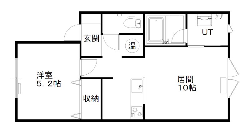フラッツ小林稲田 間取り