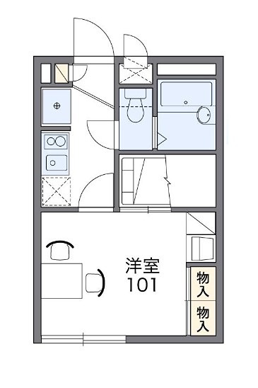 ストリートハウス 201号室 間取り