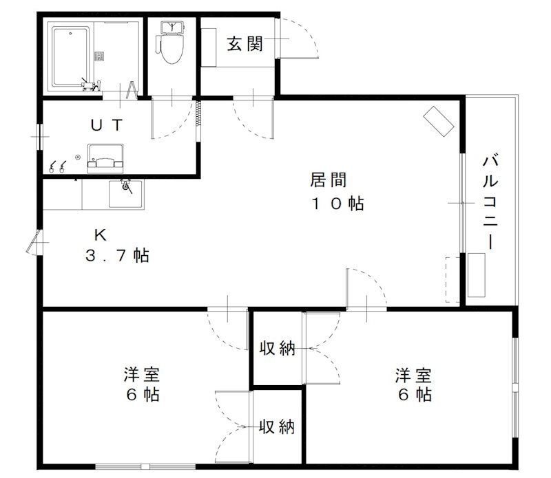 ラッキーストーリッジⅠ 間取り