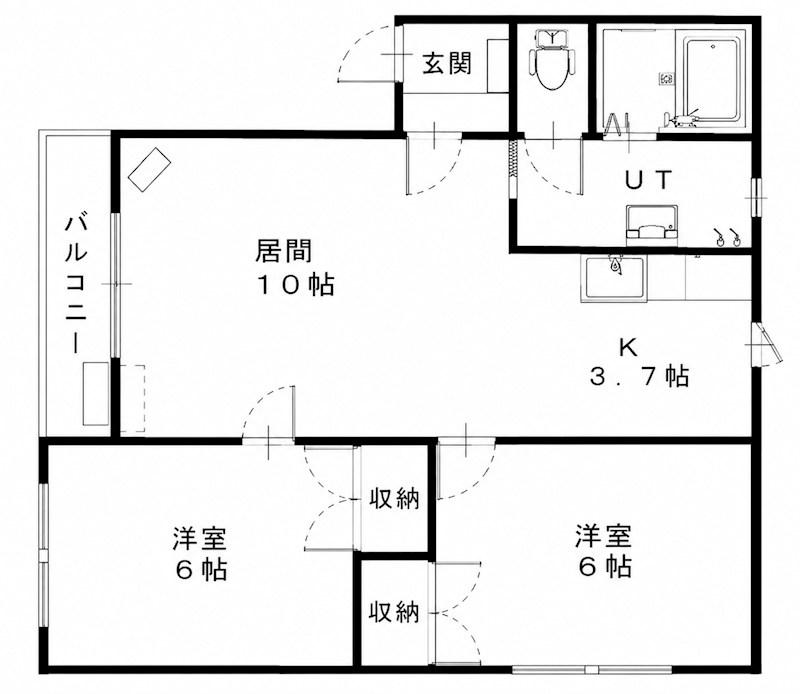 ラッキーストーリッジⅠ 間取り