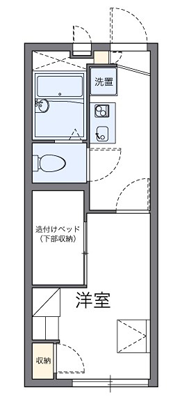 アザレーア　 101号室 間取り