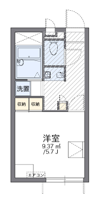 オリーブ 110号室 間取り