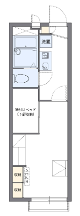 霞ヶ関第二 206号室 間取り