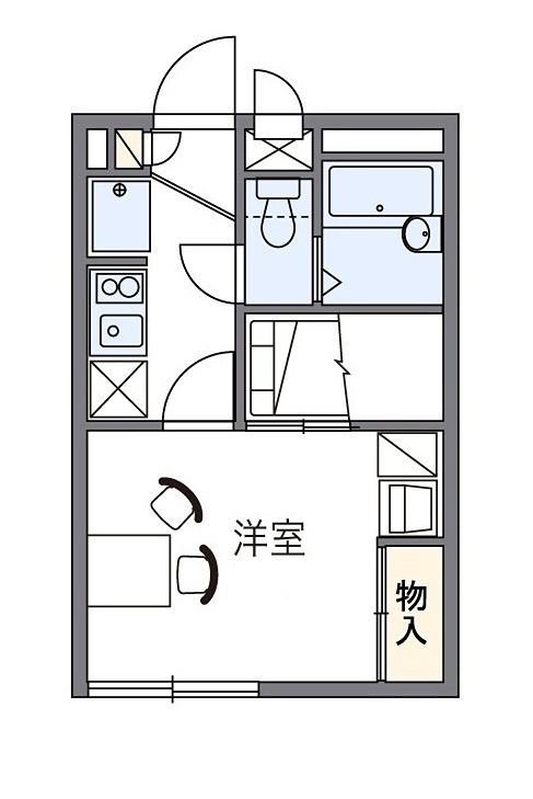 ロビン 204号室 間取り