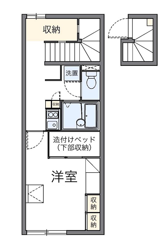 シャンテＣ 205号室 間取り