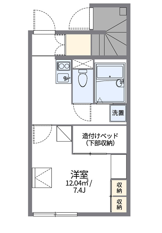 山茶花 間取り図