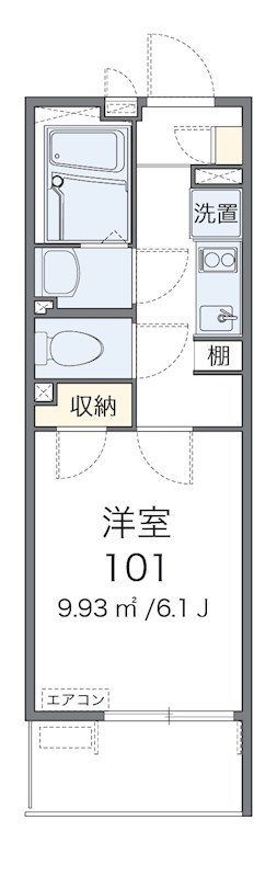 大宮EAST 205号室 間取り