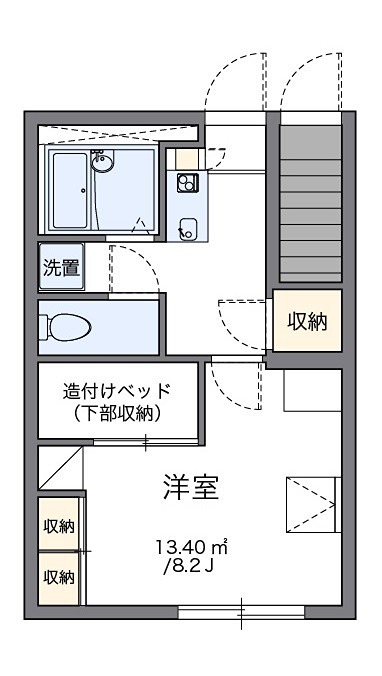 103号室 間取り