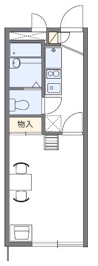 華みずき 107号室 間取り