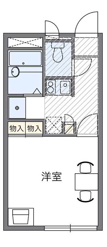 瑞江 207号室 間取り