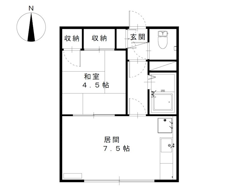 ハイツ樹林 間取り
