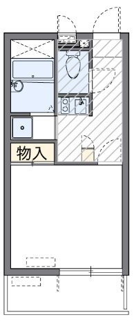 ラポールⅠ 106号室 間取り