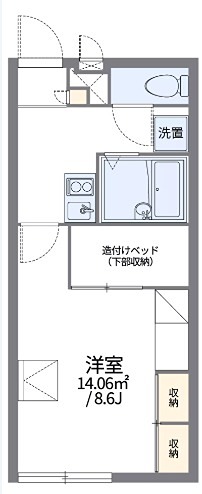 104号室 間取り