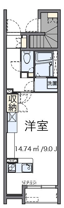 コンジュSH 104号室 間取り