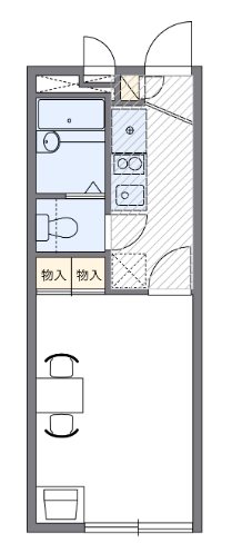 Shimizu　Ⅰ 109号室 間取り