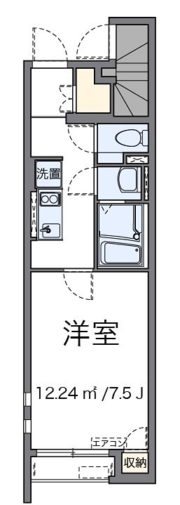 ウイング  103号室 間取り