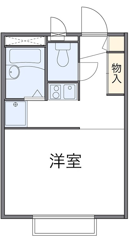 202号室 間取り