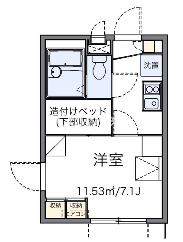 ハウス　ホウオウ 間取り図