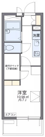 ＨＩＲＯ 201号室 間取り