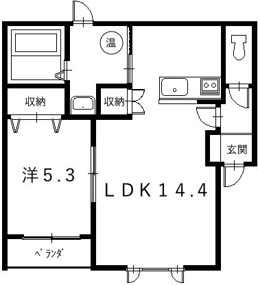 Berg・H＆R（ベルク・エイチアンドアール） 間取り