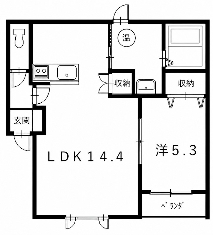 Berg・H＆R（ベルク・エイチアンドアール） 間取り