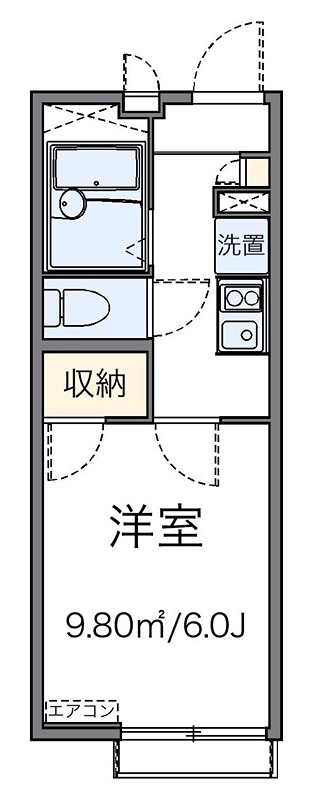 Ｓｍｉｌｅ　Ｌｉｆｅ 203号室 間取り