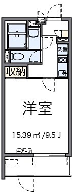 アンジュ鶴間 108号室 間取り