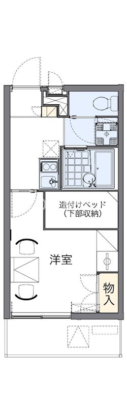 セリオ国立 104号室 間取り