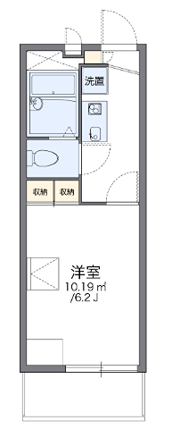 グランプラス 213号室 間取り