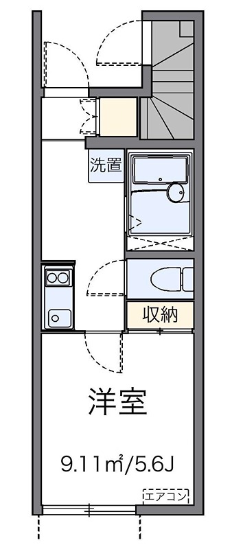 ツインコートⅠ 101号室 間取り