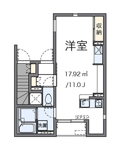 グリーンビレッジⅢ 104号室 間取り