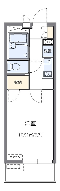 ＴＦ　ｏｎｅ 404号室 間取り