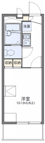 ウィンドワード 101号室 間取り