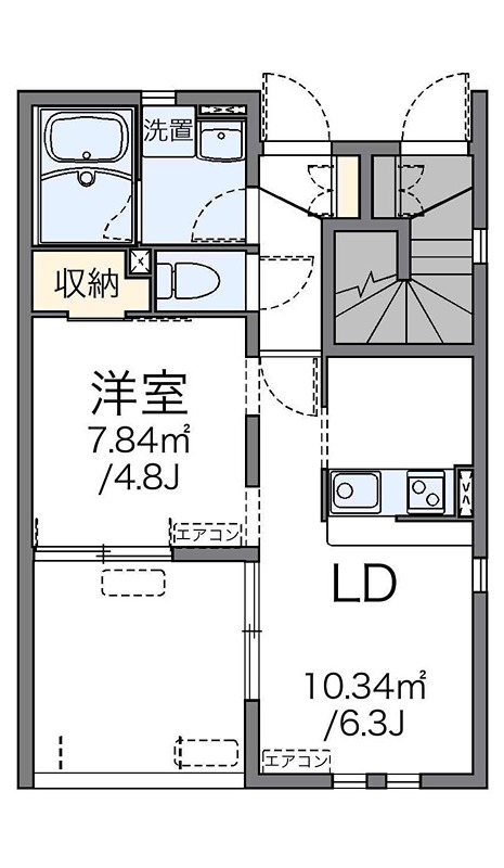 グランドソレイユⅡ  間取り図