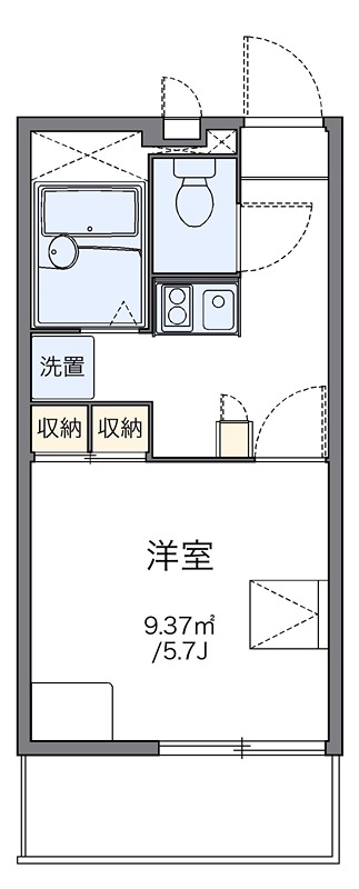 ＥＣＨＯ 108号室 間取り