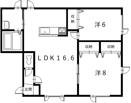 エルレーブⅢ 間取り
